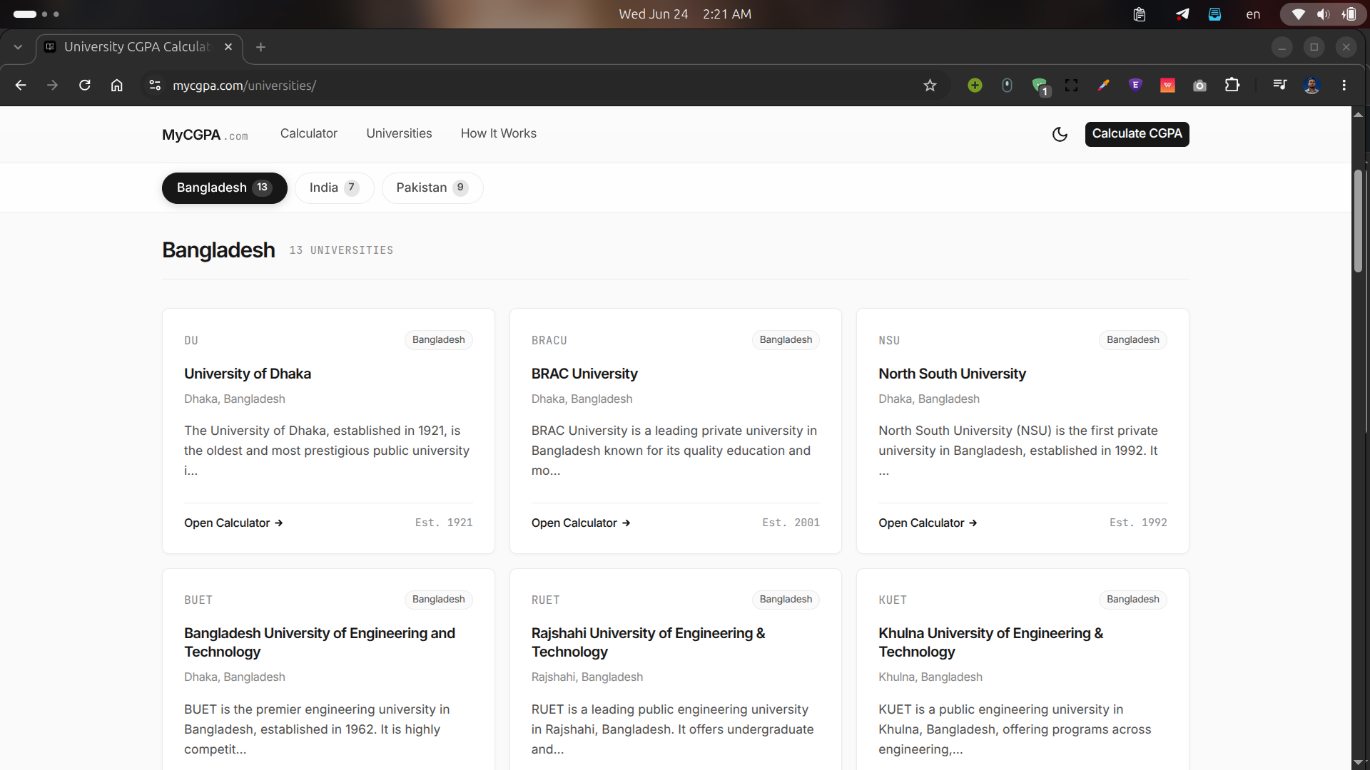 Mycgpa Screenshot 2